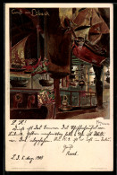 Delcampe - Künstler-AK Heinrich Kley: Lübeck, Innenansicht Des Schifferhauses - Kley