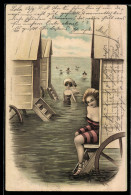 Delcampe - AK Junge Damen In Bademode - Mode