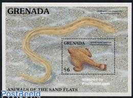 Delcampe - Grenada 1991 Marine Life S/s, Mint NH, Nature - Fish - Fische