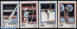 Delcampe - Grenada Grenadines 1984 Olympic Games 4v, Mint NH, Sport - Olympic Games - Sailing - Shooting Sports - Weightlifting - Vela