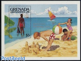 Delcampe - Grenada Grenadines 1985 Water Sports S/s, Mint NH, Sport - Transport - Various - Diving - Sailing - Ships And Boats - .. - Diving