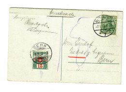 Delcampe - 1913 Ansichtskarte Berlin Schloßplatz Als Drucksache Nach Bern, Taxe - Lettres & Documents