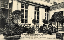 Delcampe - CPA Brüssel, Hotel De Cologne Centre, Bourse, Rue De La Fourche, Ryckaert - Brüssel (Stadt)