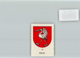 Delcampe - 1636 Broc - Vignette Wappen Kaffee Hag Ca 1920-1940 - 11100447 - Broc