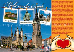 Delcampe - Halle Saale Hallmarkt Georg Friedrich Haendel - Halle (Saale)