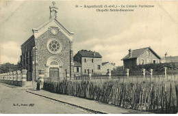 Delcampe - VAL D'OISE  ARGENTEUIL   Chapelle Sainte Genevieve - Argenteuil