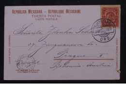 Delcampe - MEXIQUE - Carte Postale De Queretaro Pour Prague / Bohème / Empire D'Autriche - 1906 - J 4823 - Mexique