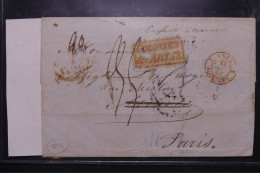Delcampe - MEXIQUE - Lettre De Vera Cruz Pour Mexico Et Redirigé Vers Paris En 1847 (Guerre Du Mexique )  - L 157941 - Mexiko