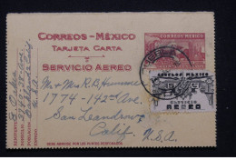 Delcampe - MEXIQUE -Entier Postal + Complément De Puebla Pour Les Etats Unis En 1947 Par Avion - L 96502 - Mexiko