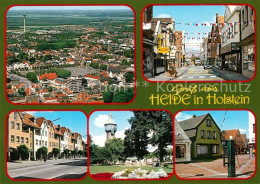 Delcampe - Heide Holstein Fliegeraufnahme Strassenpartien Wasserturm - Heide