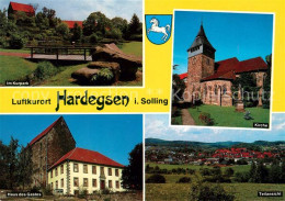 Delcampe - Hardegsen Kurpaark Kirche Haus Des Gastes Panorama - Hardegsen