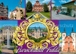 Delcampe - Fulda Fachwerkhaus Skulptur Schloss Brunnen Dom Kirche - Fulda