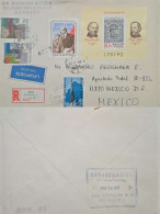 Delcampe - CMI) 1987. HUNGARY. FIGURES. MILITARY PLANE. ABSTRACT PAINTING. TYPICAL ARCHITECTURE OF THE REGION. SURPLUS SENT TO MEXI - Ungarn