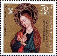 Delcampe - RFA Poste N** Yv:1411 Mi:1579 Martin Schongauer Maria Verkündigung - Weihnachten