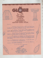 Delcampe - Au Globe Grunthaler Lyon Grands Magasins  1934 - Pubblicitari