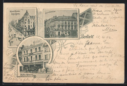 Delcampe - AK Berlin, Kaffee Hugo Klose Mit Rösterei In Der Leipziger Strasse 19, Die Alte Klose-Ecke - Mitte