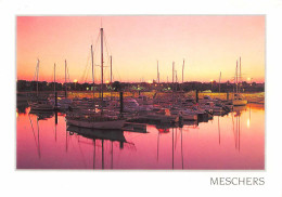 Delcampe - 17 Meschers-sur-Gironde Crépuscule Sur Le Port   (scan R/V) N° 3 \ PRR2214 - Meschers