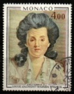 Delcampe - MONACO  -  1976 .  Y&T N° 1066 Oblitéré  .  Peinture De Verroust. - Usados