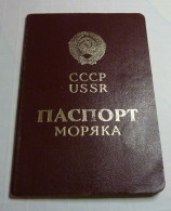 Delcampe - UdSSR Seaman Passport Marine Passport Sovjet Union - Documents Historiques