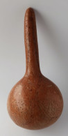 Delcampe - Vintage Bottle Gourd Maraca. Handcrafted. Israel, 1950s. - Instruments De Musique
