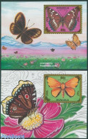 Delcampe - Mongolia 1993 Butterflies 2 S/s, Mint NH, Nature - Butterflies - Mongolia