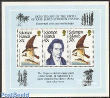 Delcampe - Solomon Islands 1985 J.J. Audubon S/s, Mint NH, Nature - Birds - Salomon (Iles 1978-...)