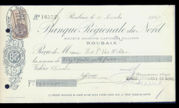 Delcampe - Banque Régionale Du Nord Roubaix M.van Welden  30-11-1927 - Wechsel