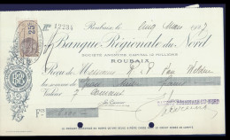 Delcampe - Banque Régionale Du Nord Roubaix M.van Welden  05-03-1927 - Wechsel