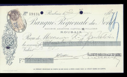Delcampe - Banque Régionale Du Nord Roubaix M.van Welden  24-06-1930 - Wechsel