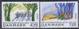 Delcampe - DINAMARCA 2007 - DENMARK - DANMARK - TEMA EUROPA - BOY SCOUTS - 2 SELLOS - 2007