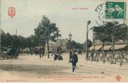 Delcampe - PARIS  LE METROPOLITAIN  Station Du Combat  XIX Arr Boulevard De La Villette TOUT PARIS - Pariser Métro, Bahnhöfe