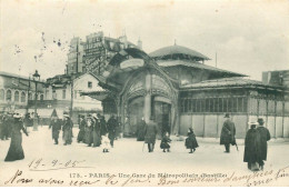 Delcampe - PARIS Une Gare Du METROPOLITAIN   Bastille - Pariser Métro, Bahnhöfe