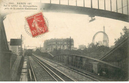 Delcampe - PARIS  XV Arr Sous Le Tablier Du Metropolitain Pres De La Station Cambronne - Pariser Métro, Bahnhöfe