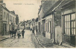 Delcampe - CHER  NERONDES La Grande Rue - Nérondes