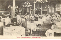 Delcampe - PARIS  1er Arrondissement  Hotel CONTINENTAL  Restaurant Henri II - Paris (01)