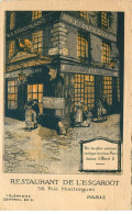 Delcampe - PARIS  2eme Arrondissement  Restaurant  De  L'Escargot  38 Rue De Montorgueil - Paris (02)