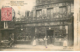 Delcampe - PARIS  1er Arrondissement " Fruits Et Primeurs " Maison DUPONT  3 Et 5 Rue Gomboust - Paris (01)