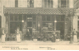 Delcampe - PARIS  1er Arrondissement  " Taverne Lyonnaise  " Restaurant BORELLY  8 Rue De L'échelle - Paris (01)