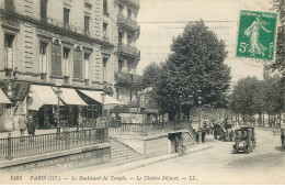 Delcampe - PARIS 3eme Arrondissement    Boulevard  Du Temple Théatre Dejazet - Paris (03)