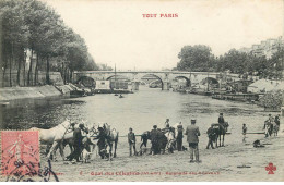 Delcampe - PARIS 4eme Arrondissement  TOUT PARIS  Quai Des Celestins  " Baignade Des Chevaux " - Paris (04)