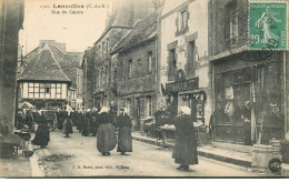 Delcampe - COTES D'ARMOR   LANVOLLON  Rue Du Centre - Lanvollon