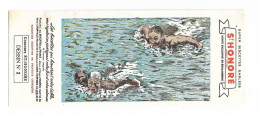 Delcampe - BUVARD  SAINT HONORE ( Biscottes)  NATATION - Biscotti