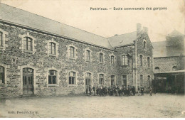 Delcampe - COTES D'ARMOR   PONTRIEUX  Ecole Communale Des Garçons - Pontrieux