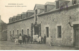 Delcampe - COTES D'ARMOR   PONTRIEUX  Cantonnement Des élèves Caporaux - Pontrieux