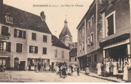 Delcampe - EURE ET LOIR  EPERNON  La Place Du Change - Epernon
