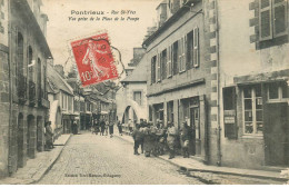 Delcampe - COTES D'ARMOR   PONTRIEUX   Rue St Yves - Pontrieux