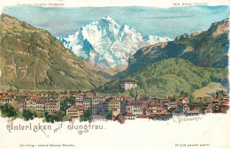 Delcampe - SUISSE  INTERLAKEN Mit JUNGFRAU - Interlaken