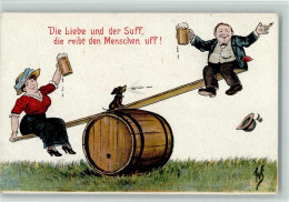 Delcampe - 10543674 - Ehe Verlag WS + SB  Serie 137 -  Bier, Liebe - Humor