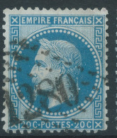 Delcampe - Lot N°96975  Variété/n°28B, Oblitéré GC 1280 DARNEY(82), Indice 4, Triangle Bleu Sous Le E De EMPIRE - 1862 Napoléon III
