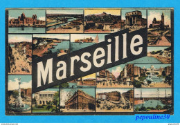 Delcampe - ** MARSEILLE (Bouches-du-Rhône) MULTIPLE-VUES DES MONUMENTS DE LA VILLE ** 1920 ** - Ohne Zuordnung